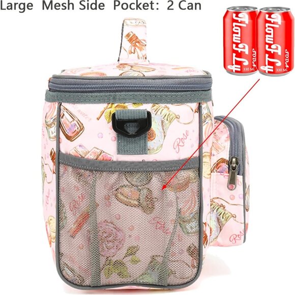 Insulated Reusable Lunch Bag Adult Large Lunch Box for Women and Men with Adjust - Picture 6 of 8